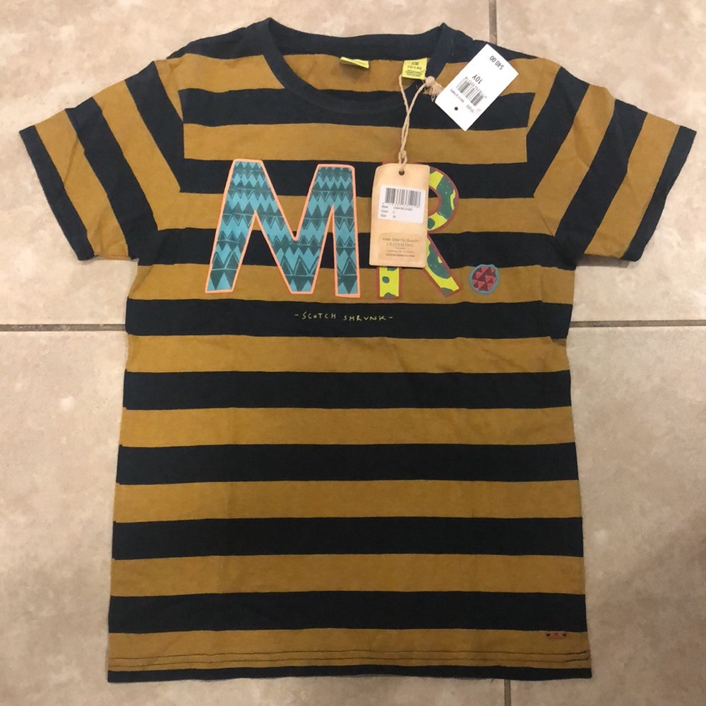 Scotch Shrunk from Neiman Marcus boys size 10 tshirt / tee - NWT